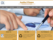 Tablet Screenshot of anubharaman.com